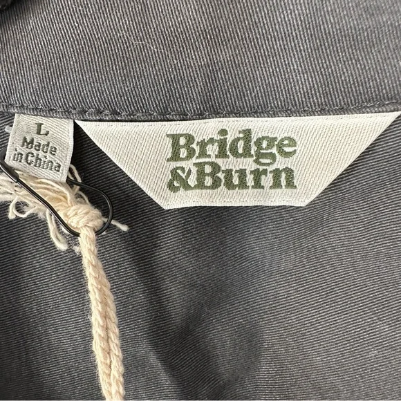 Bridge & Burn The Lou Utility Jumpsuit NWT NEW Large Slate - Picture 7 of 13